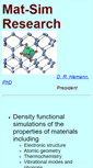 Mobile Screenshot of mat-simresearch.com